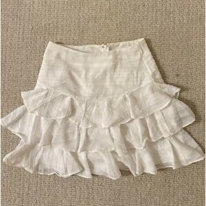 White ruffled Indikah skirt, size XS